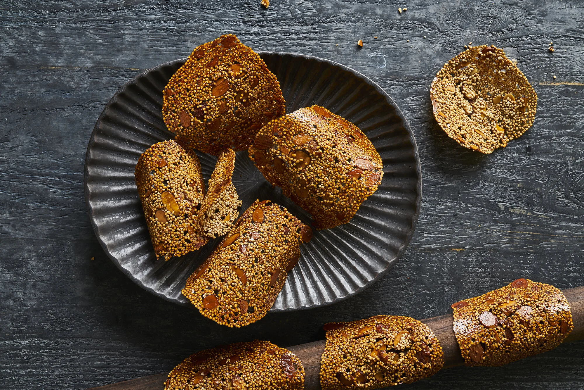 Quinoa Almond Tuiles