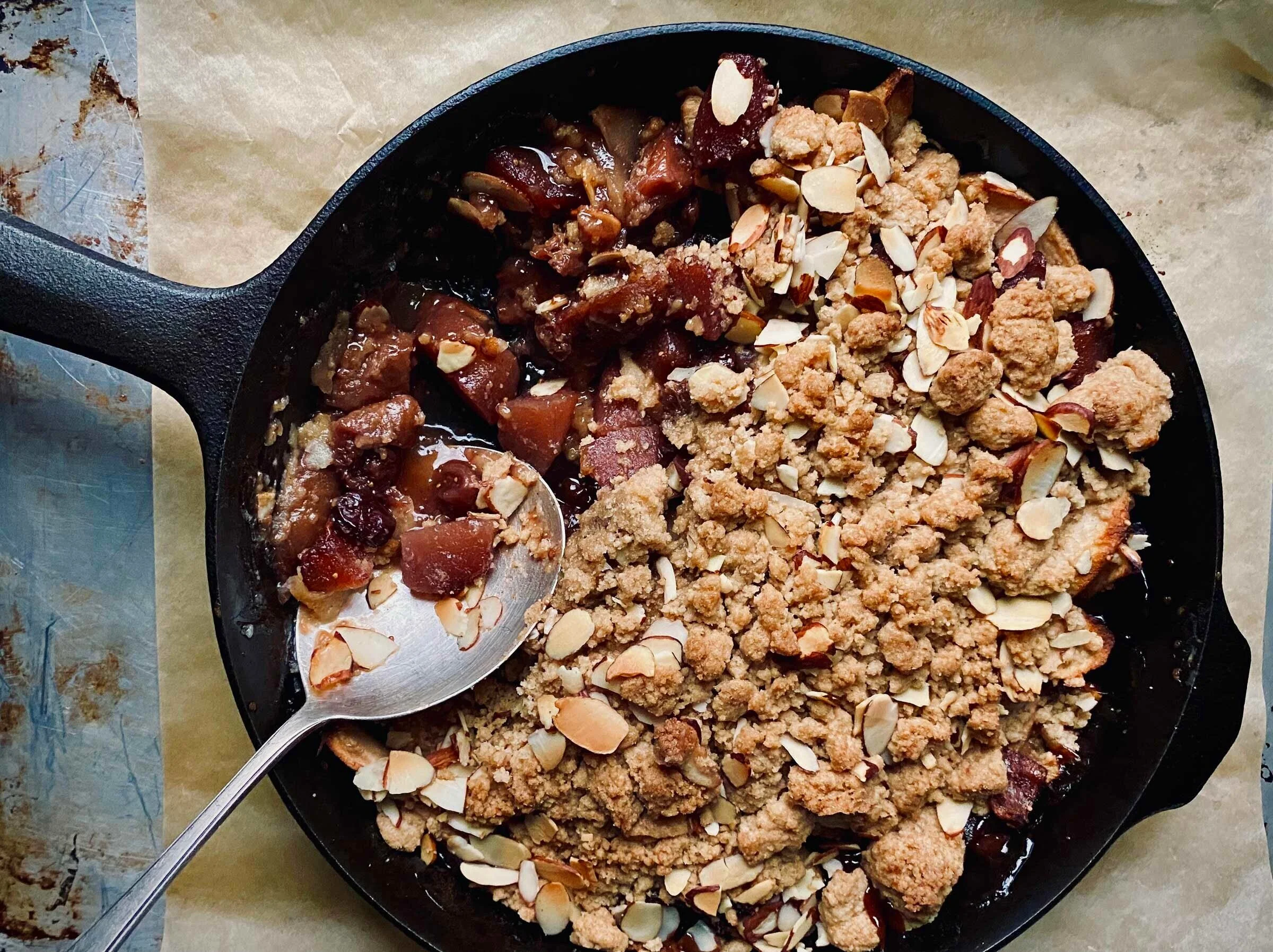 Winter Fruit Crumble