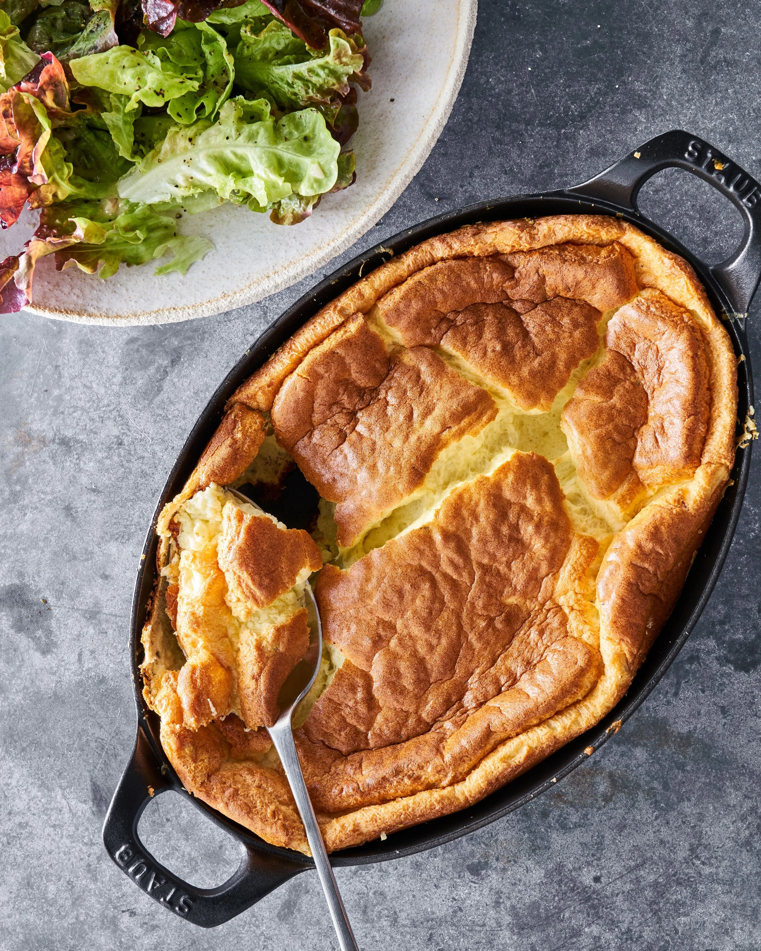 Stress-less Cheese Soufflé