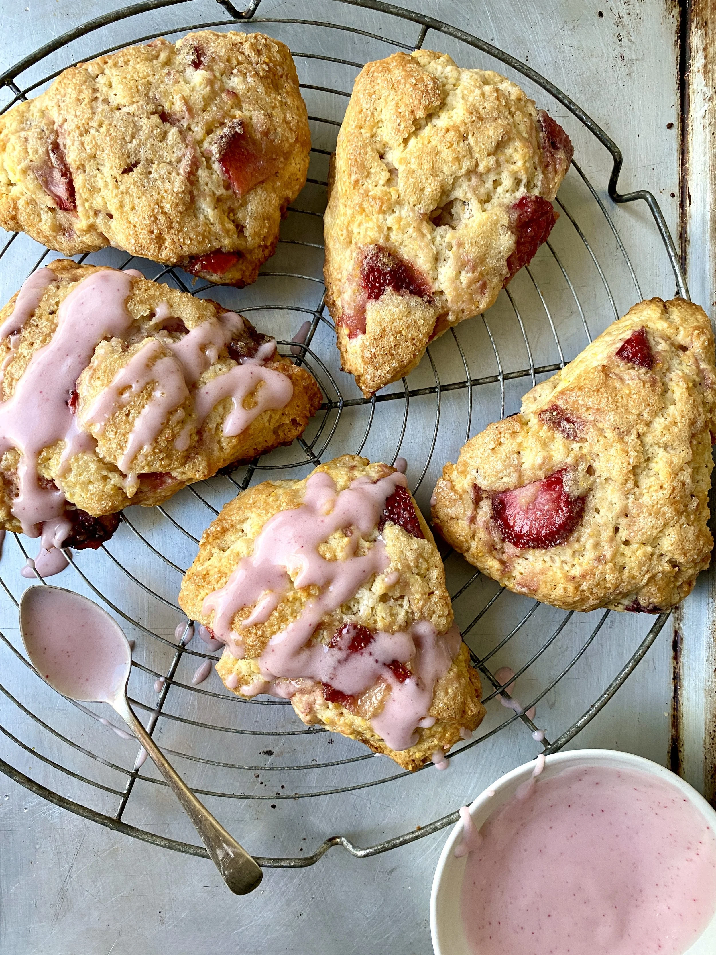 Strawberry Scones