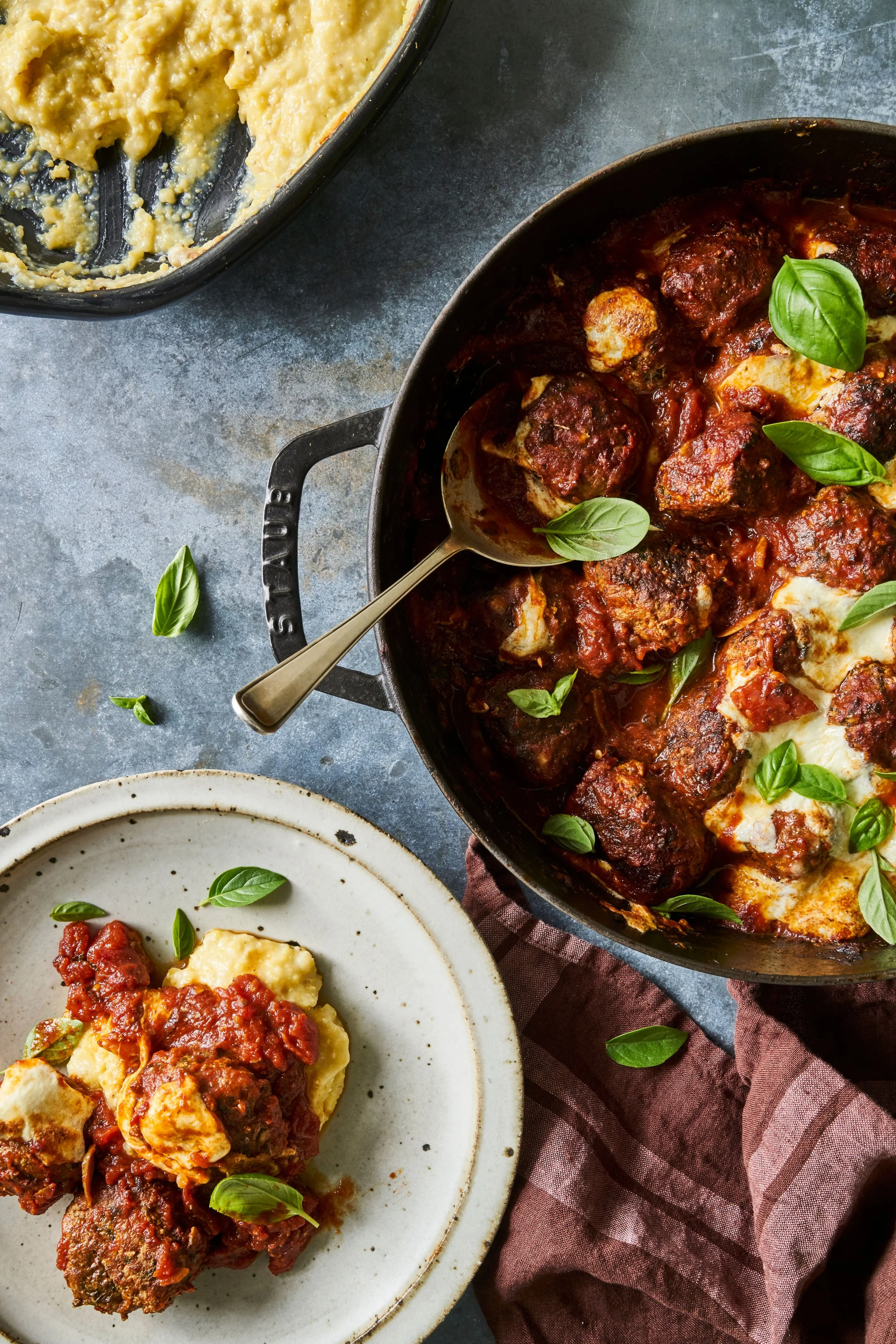 Baked Turkey-Spinach Meatballs