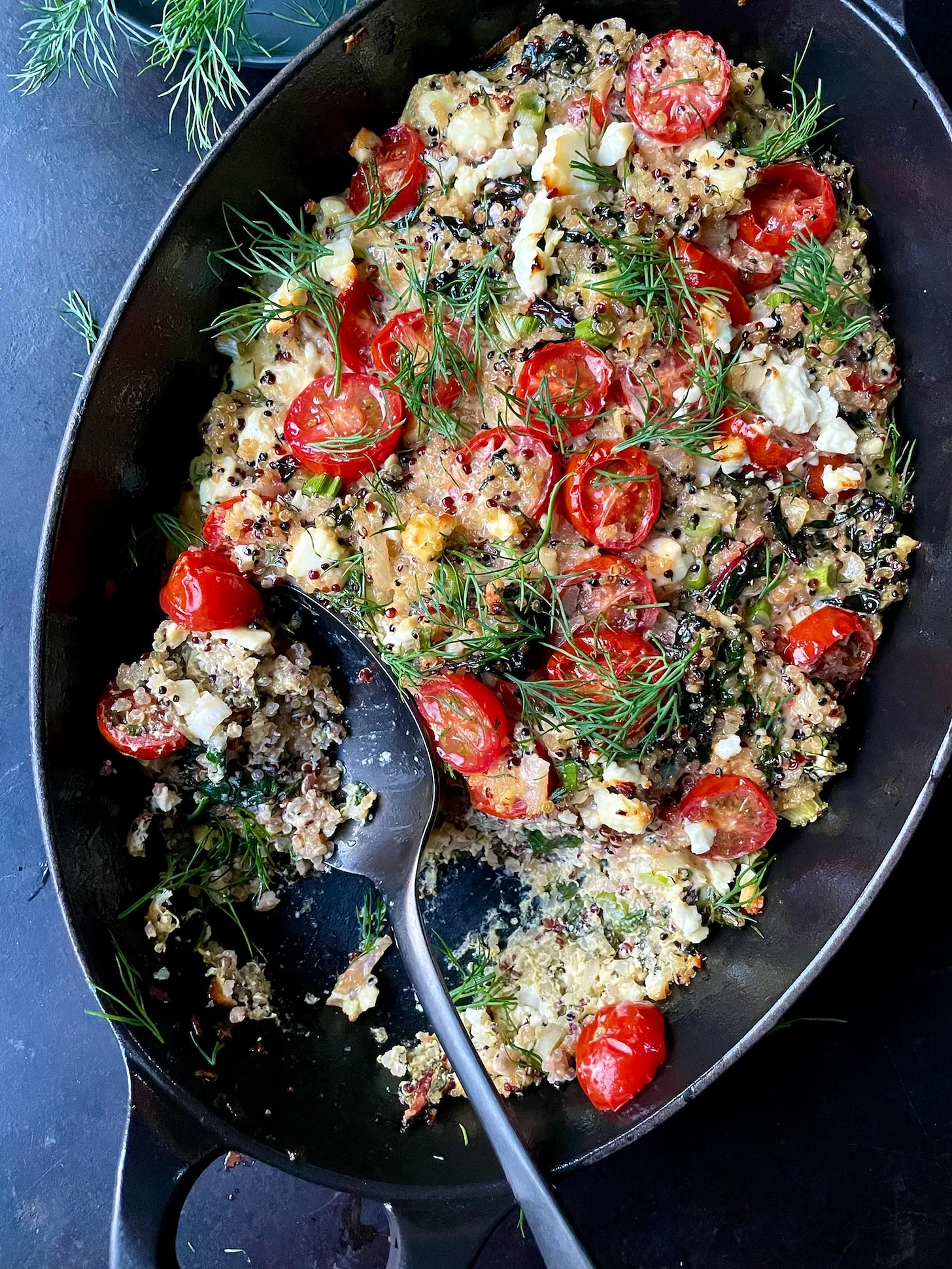 Greek quinoa bake