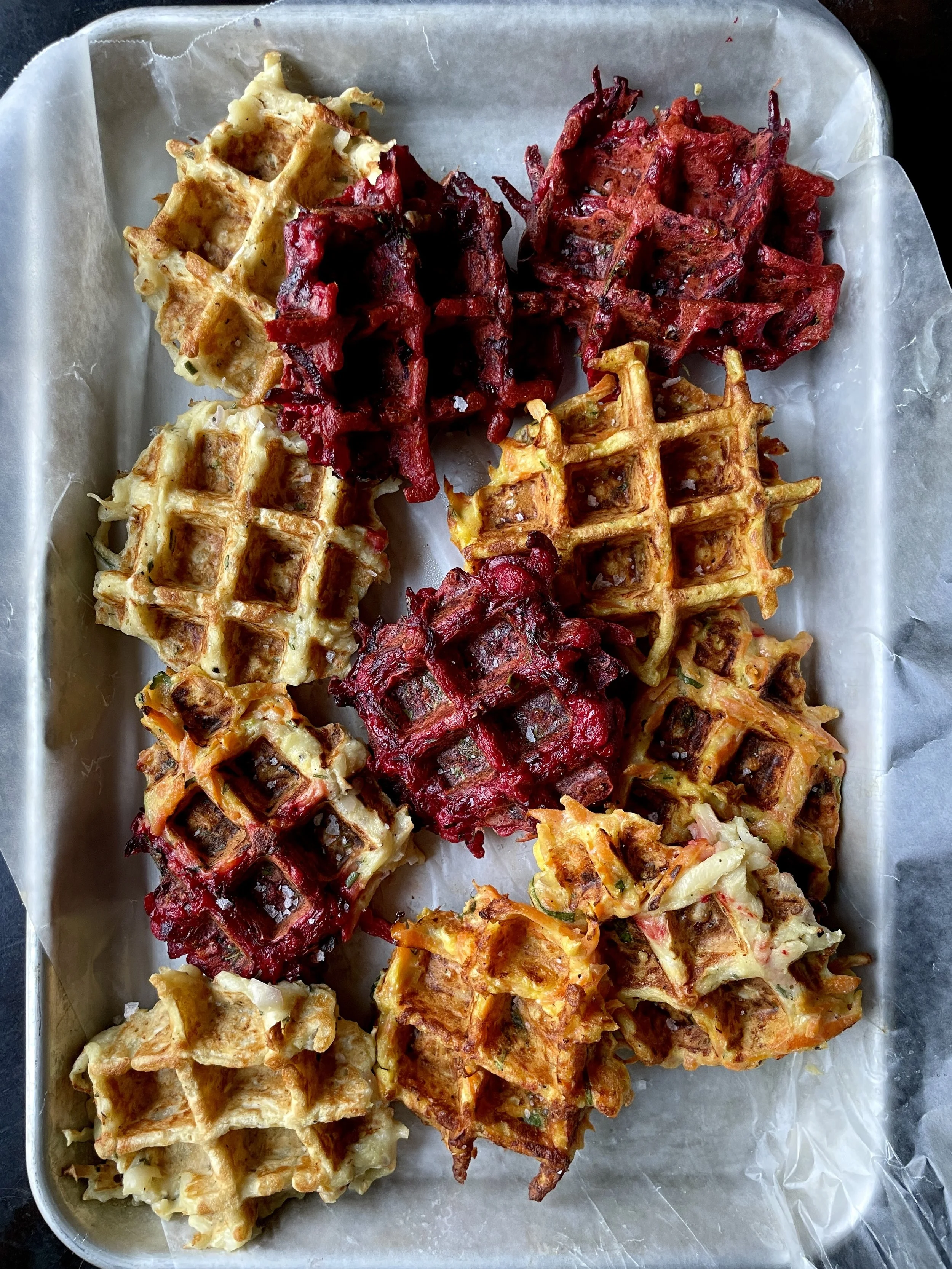 Root Veggie Waffles!