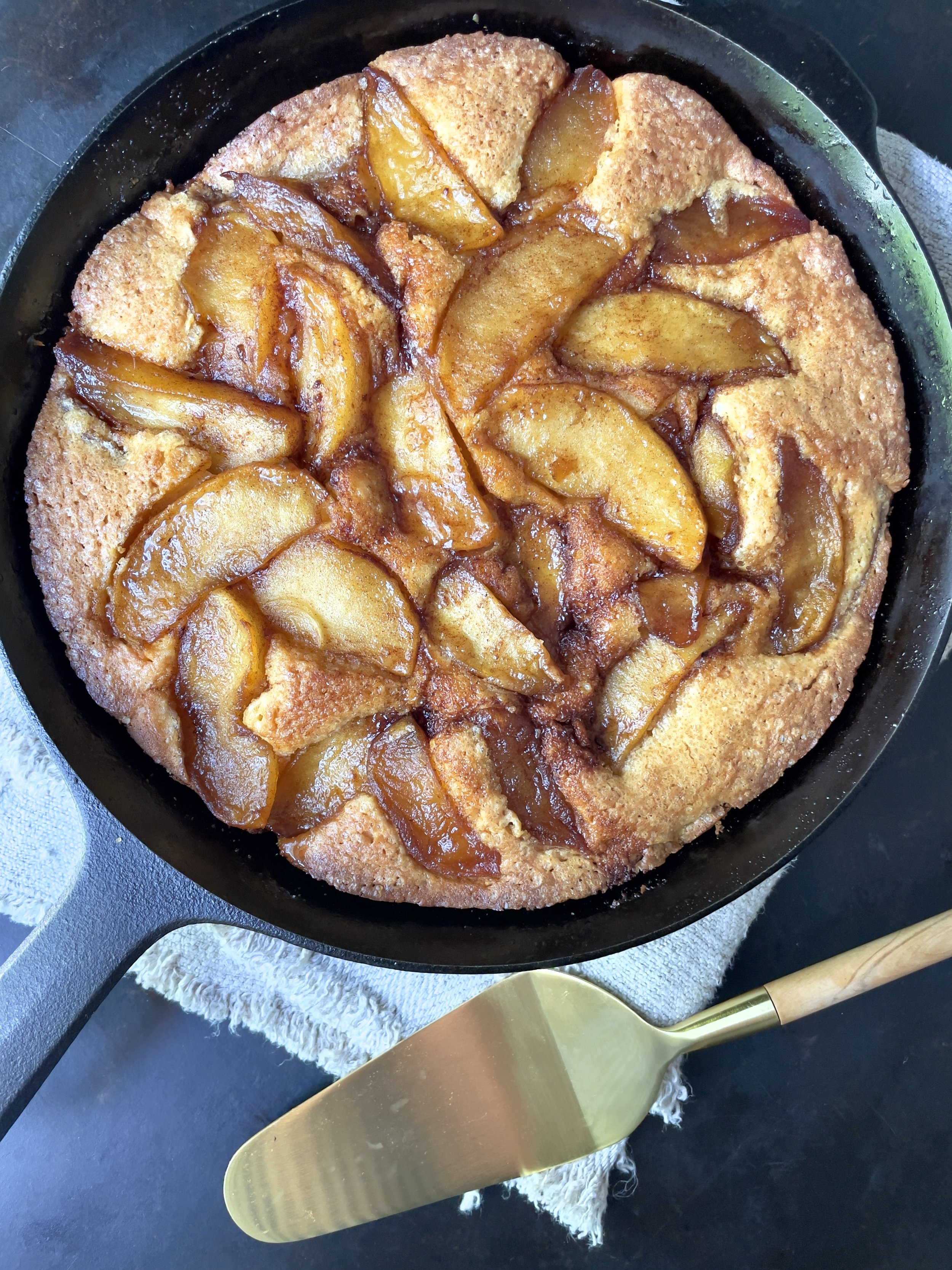 Caramel Apple Brown Butter Buckle