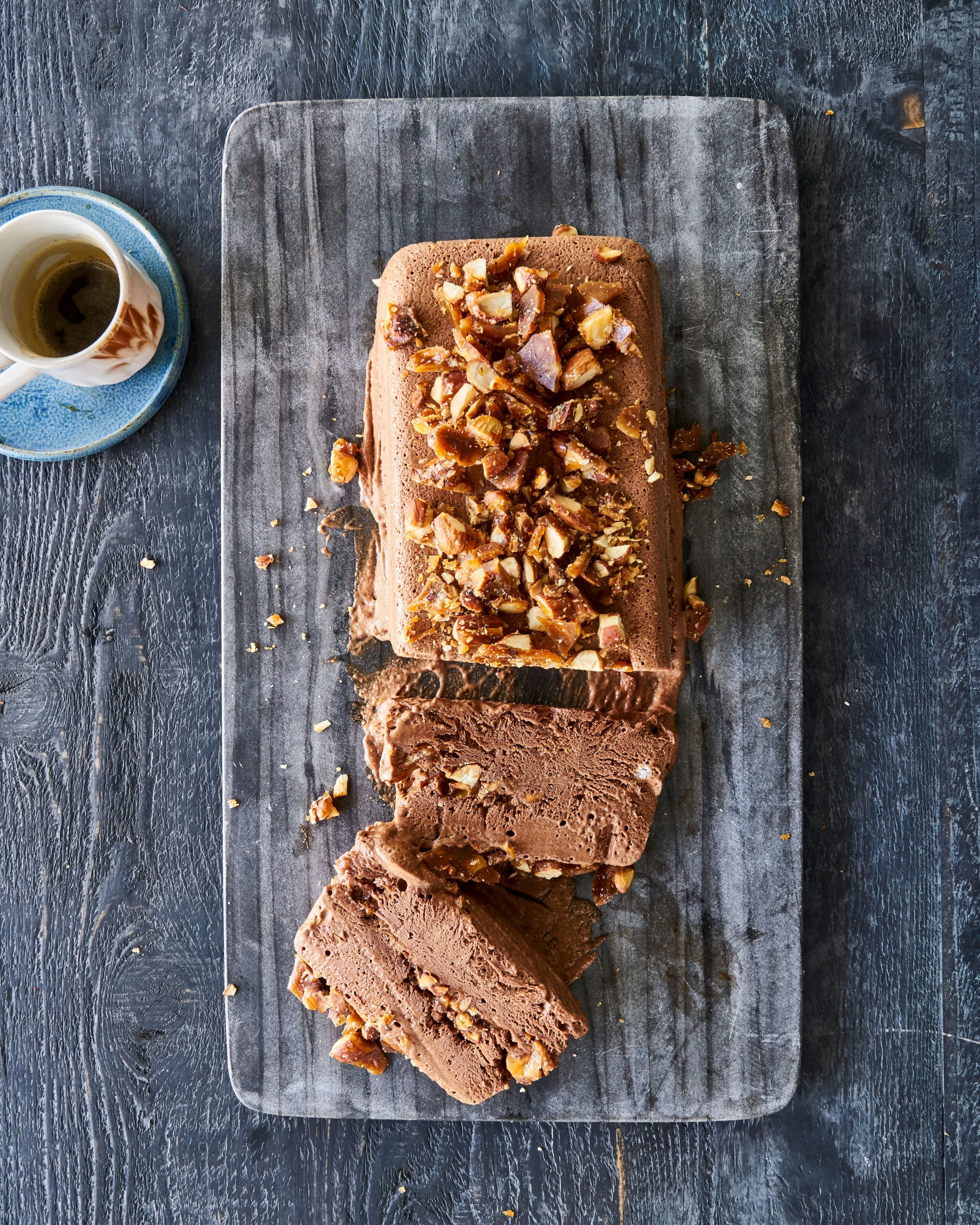 Chocolate Malt Semifreddo