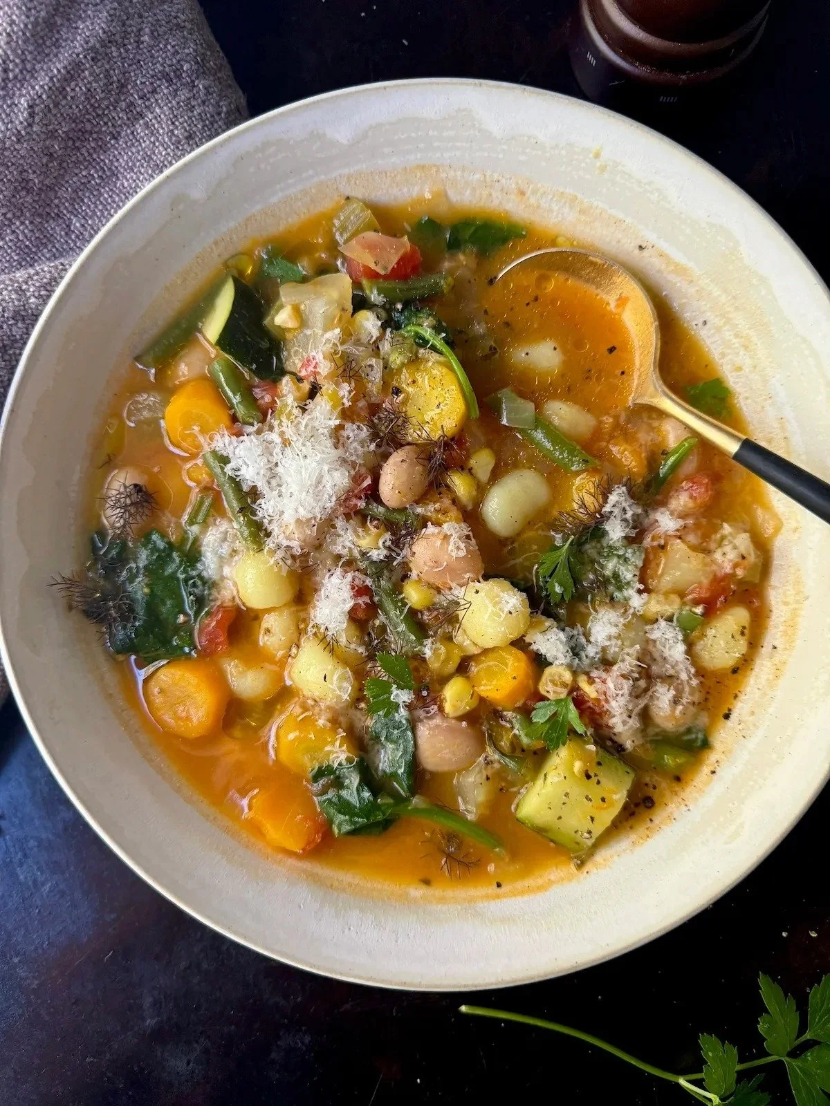 Shoulder-Season Minestrone with Mini Gnocchi