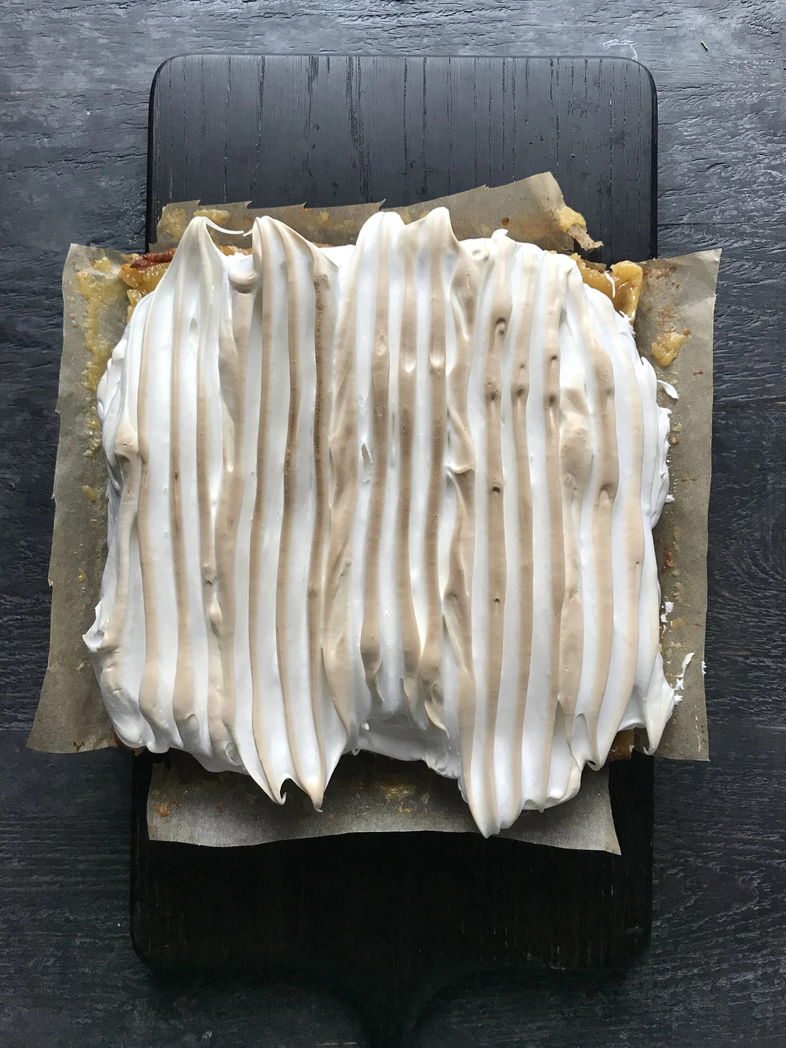 Whole Meyer Lemon Meringue Bars