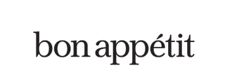 Text reading 'bon appétit' in a simple font.