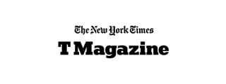 The New York Times T Magazine logo in black