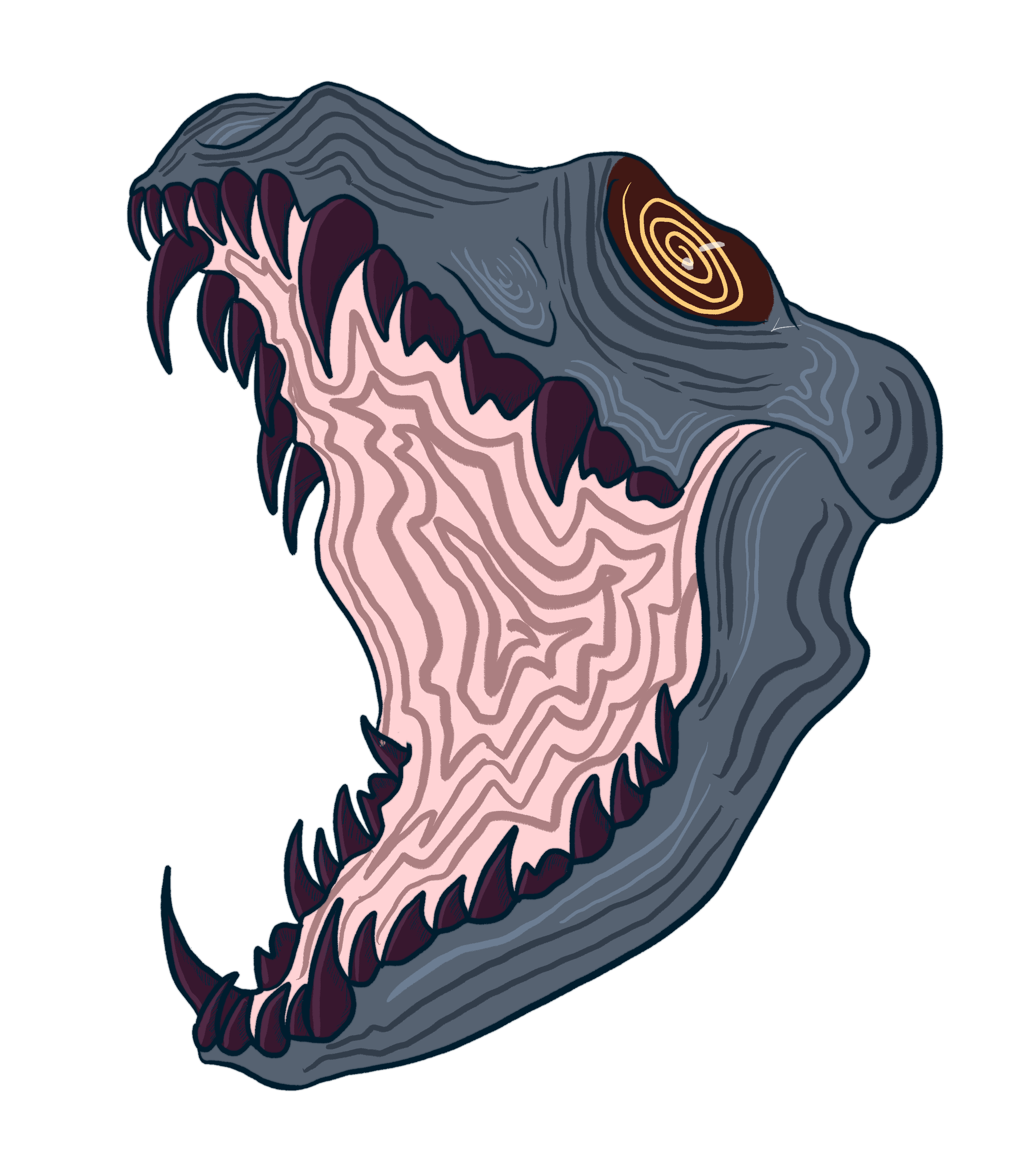 Maw sticker design