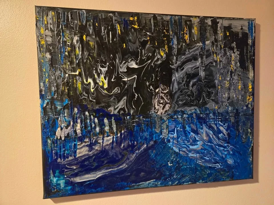 Flow City Abstract Painting