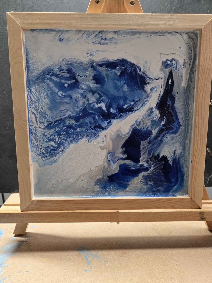 Oceanic Elegance Abstract Wall Art