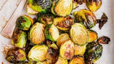 Garlic Roasted Brussel Sprouts - Side