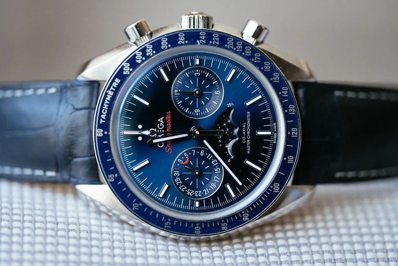 Owner’s Review: The Speedmaster Moonphase Co-Axial Master Chronometer with Blue Dial