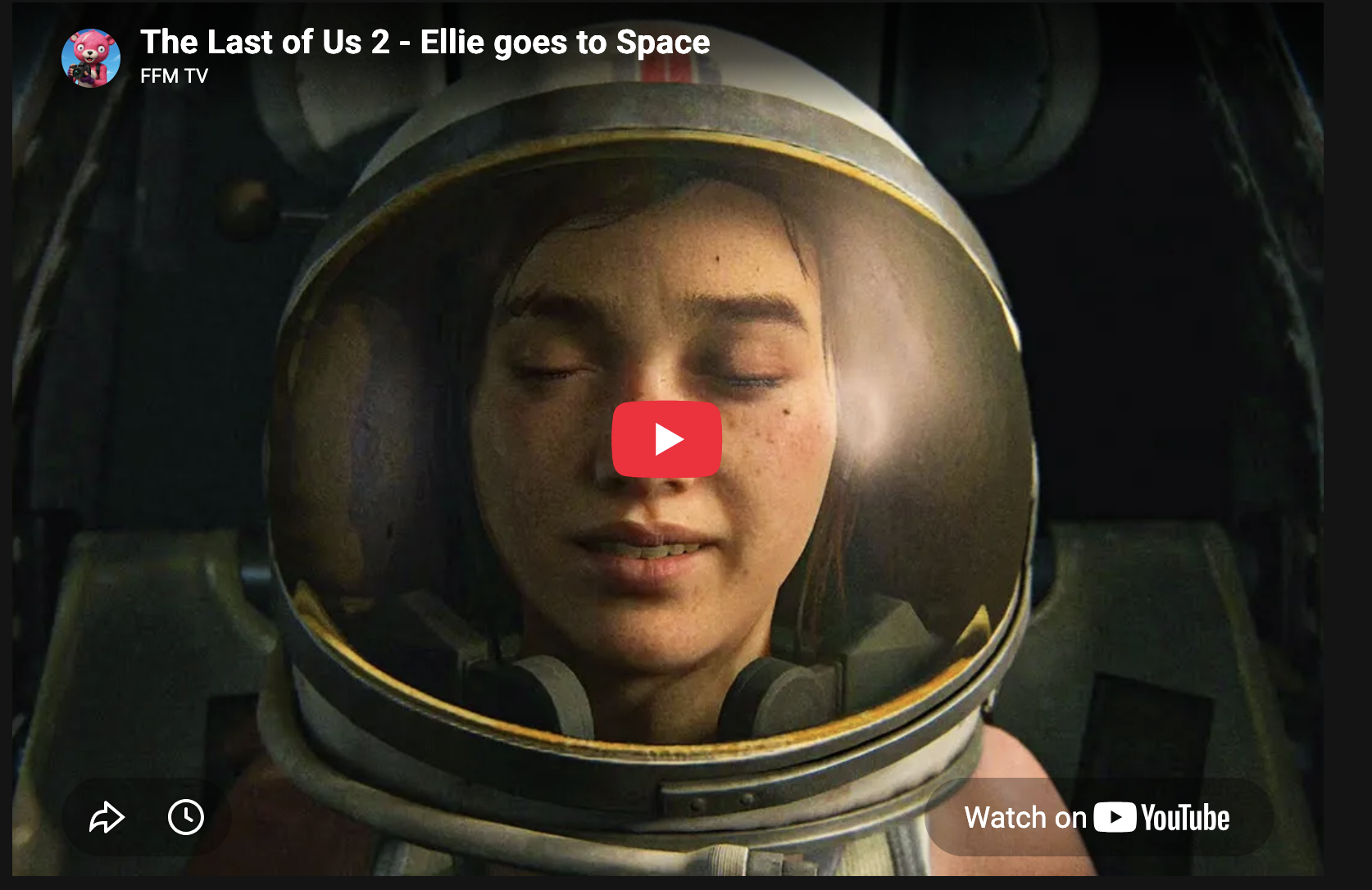 Ellie’s Space Travel - The Last of Us II