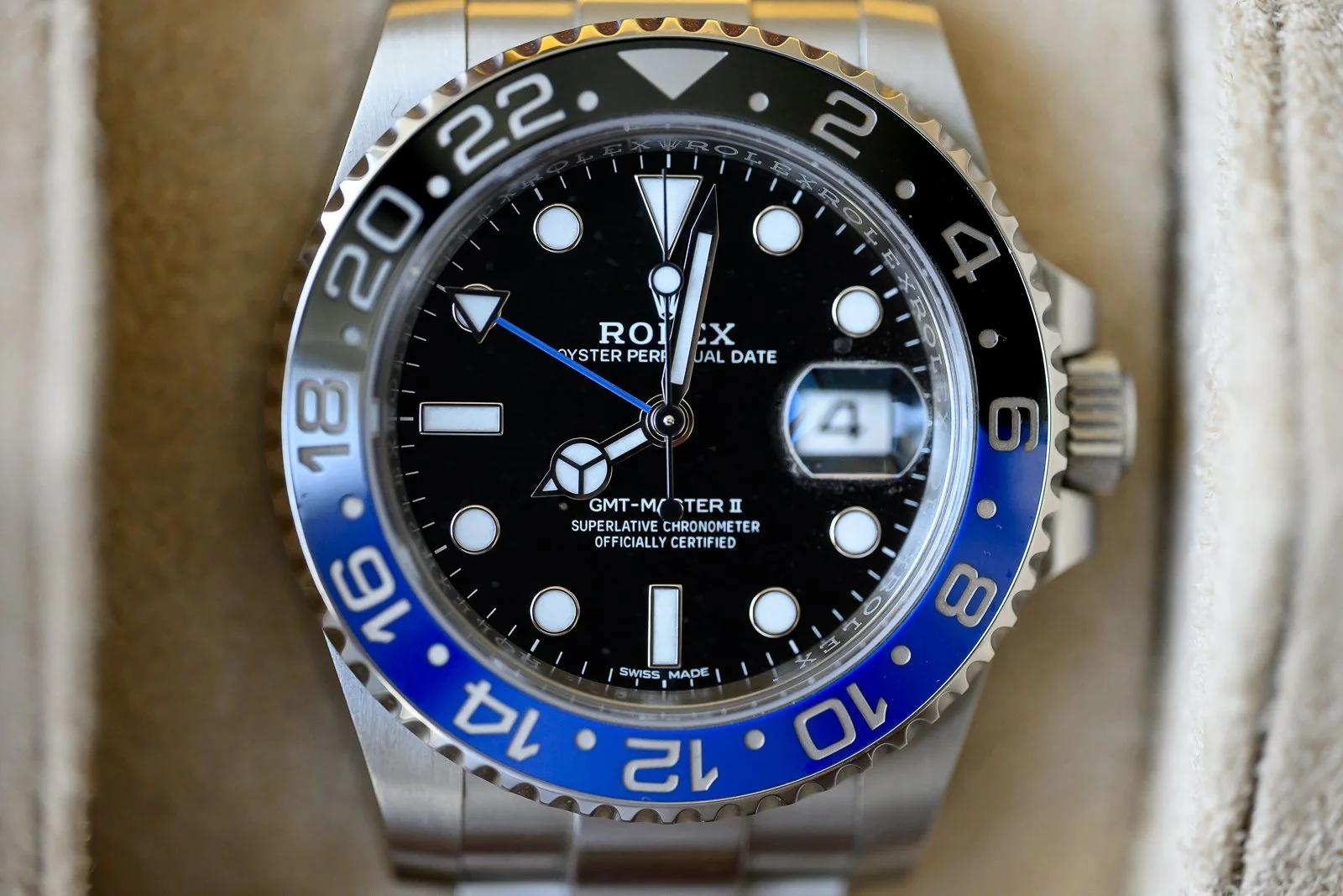 Rolex Batman in matchbox