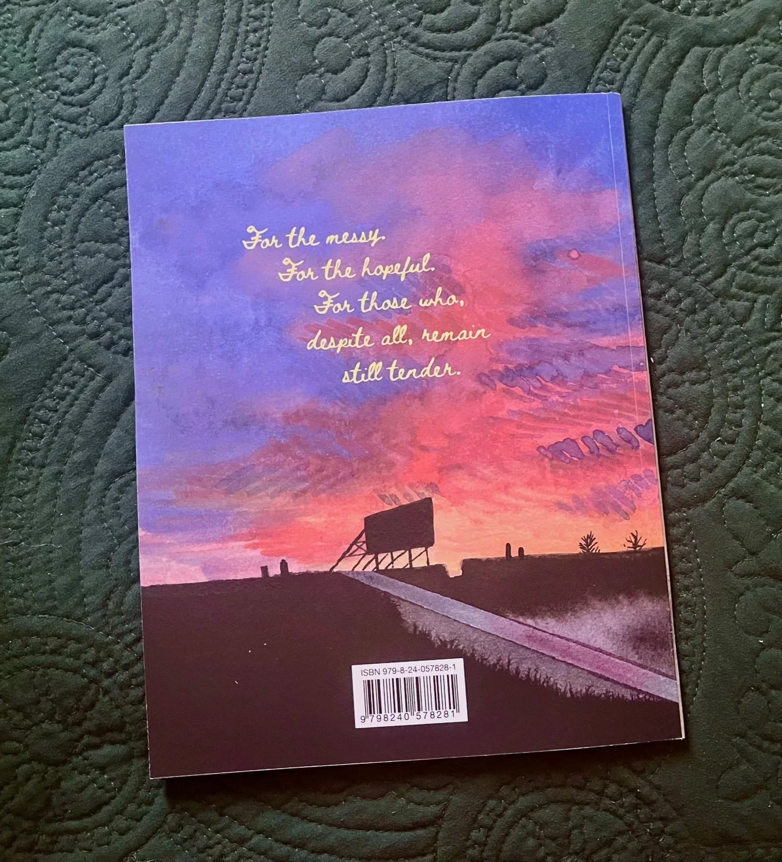 Back cover art for Caroline Cho's "S is for Sertraline."
