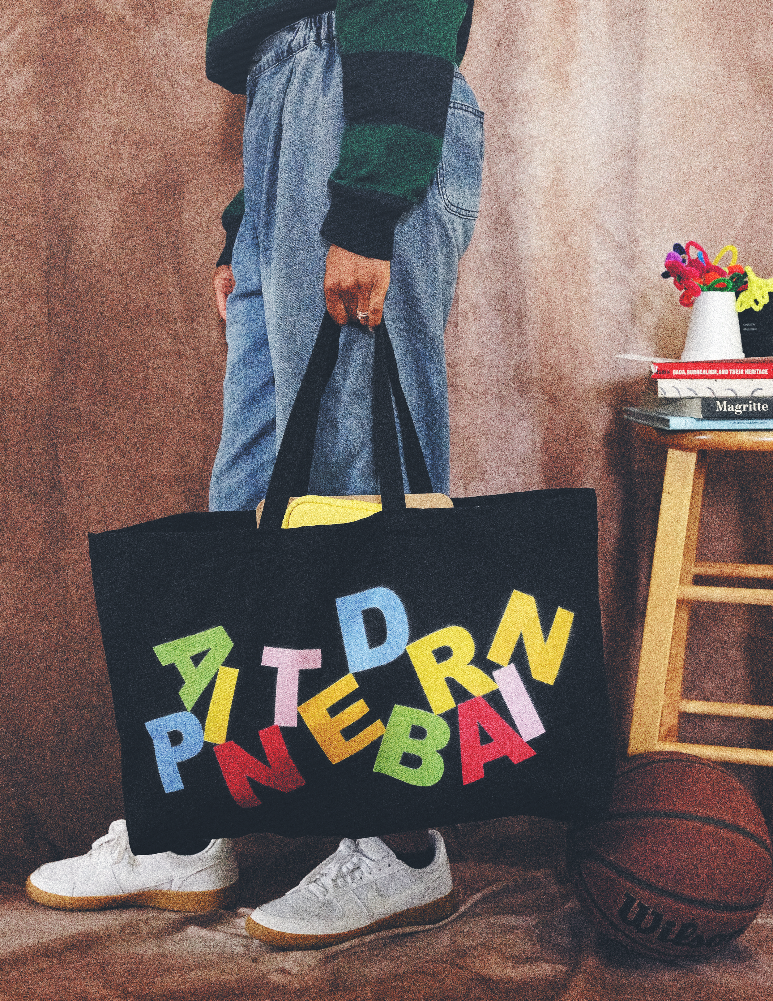 Jumbled Letters Tote Bag