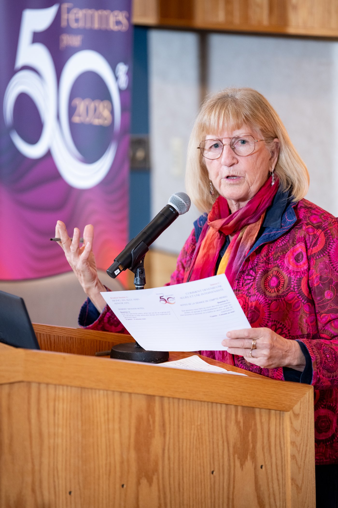 Vous songez à vous porter candidate?