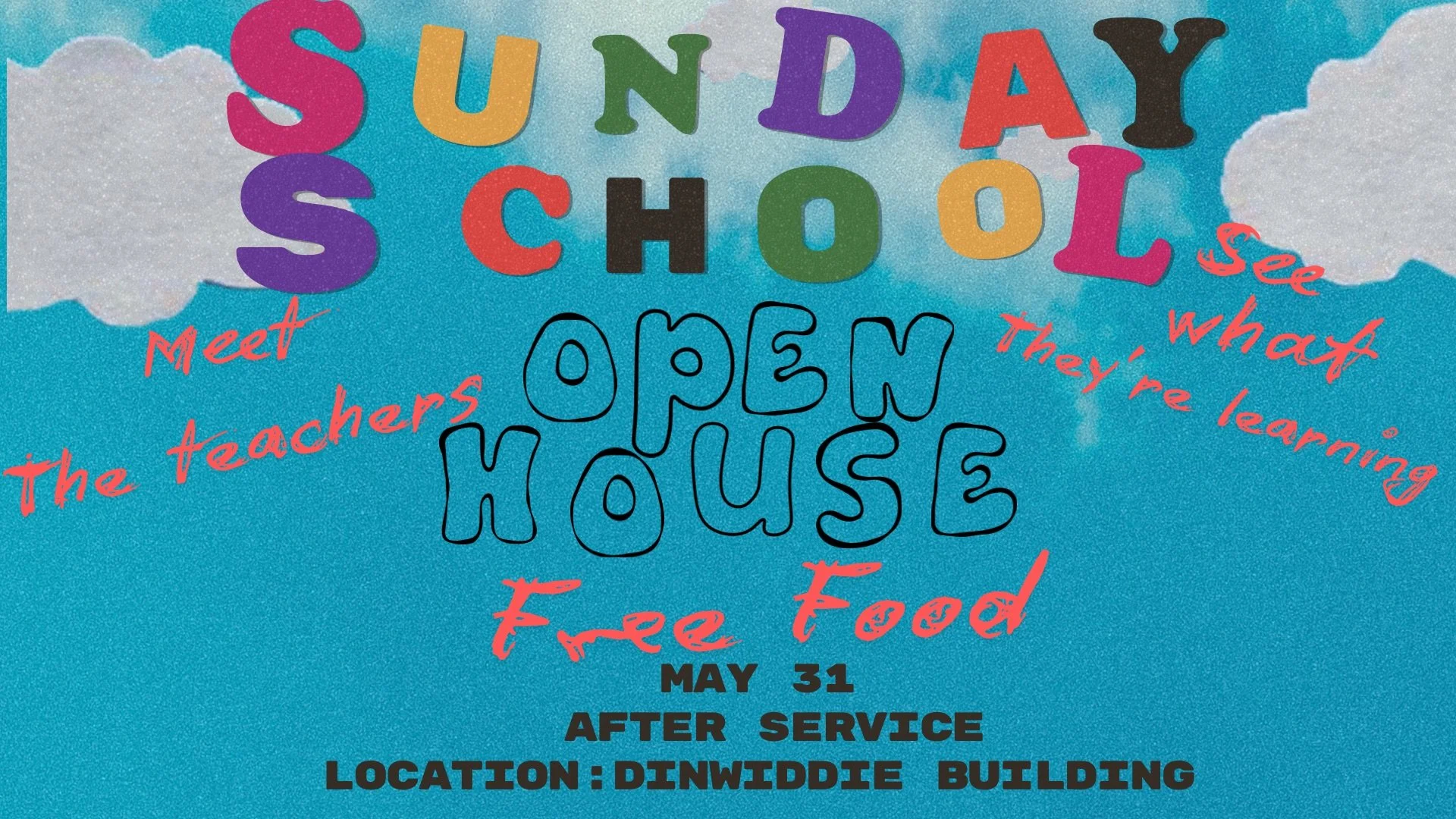 Sunday School Open House