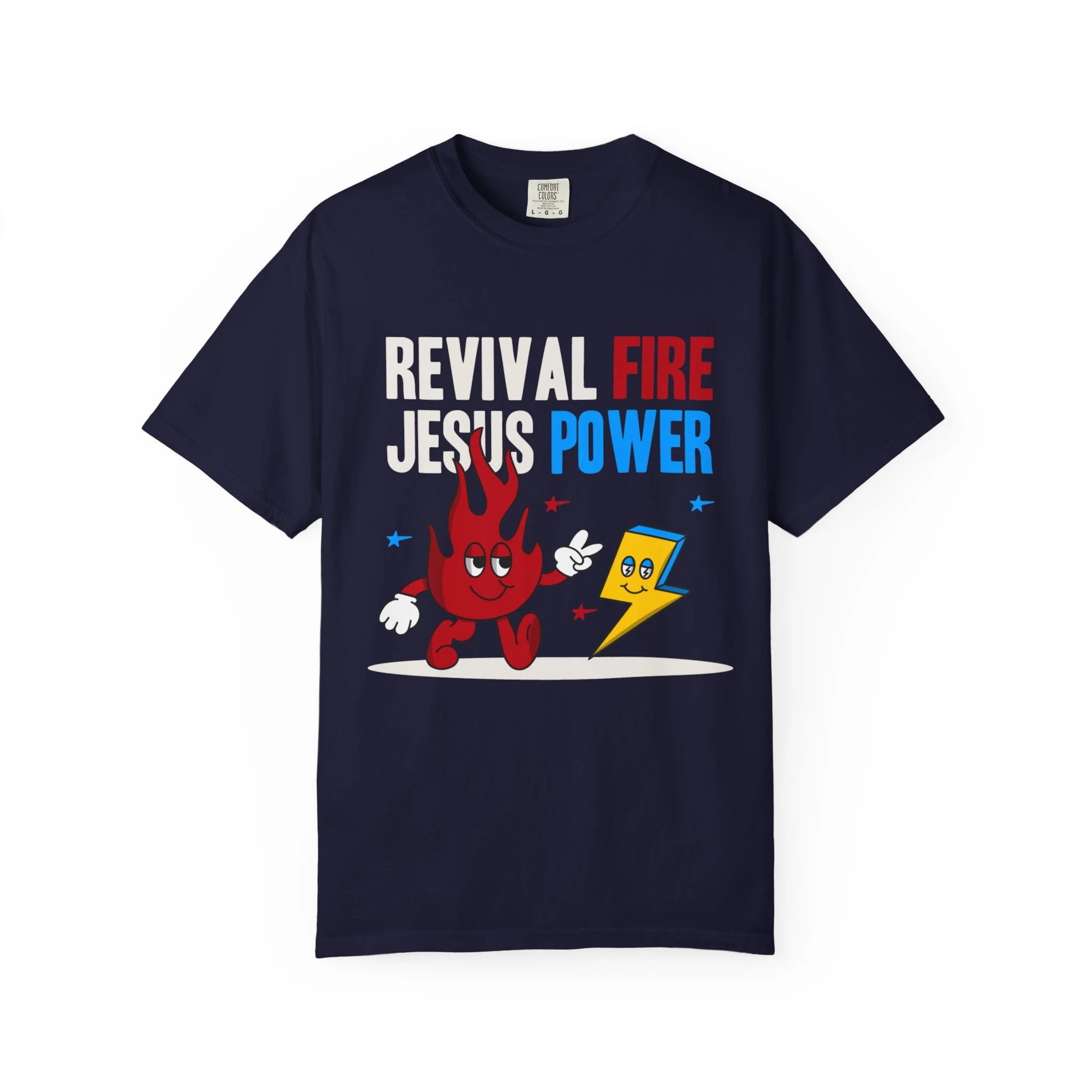 REVIVAL FIRE JESUS POWER T SHIRT