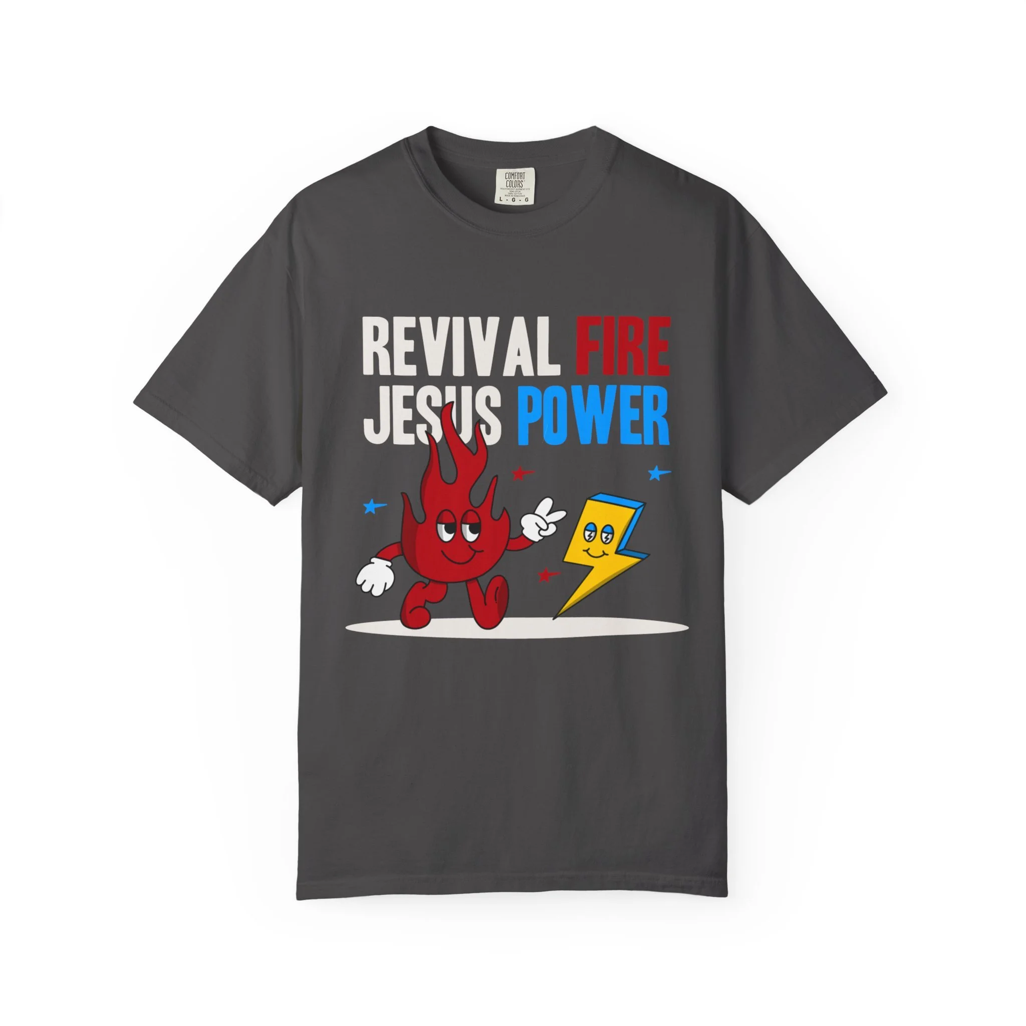 REVIVAL FIRE JESUS POWER T SHIRT