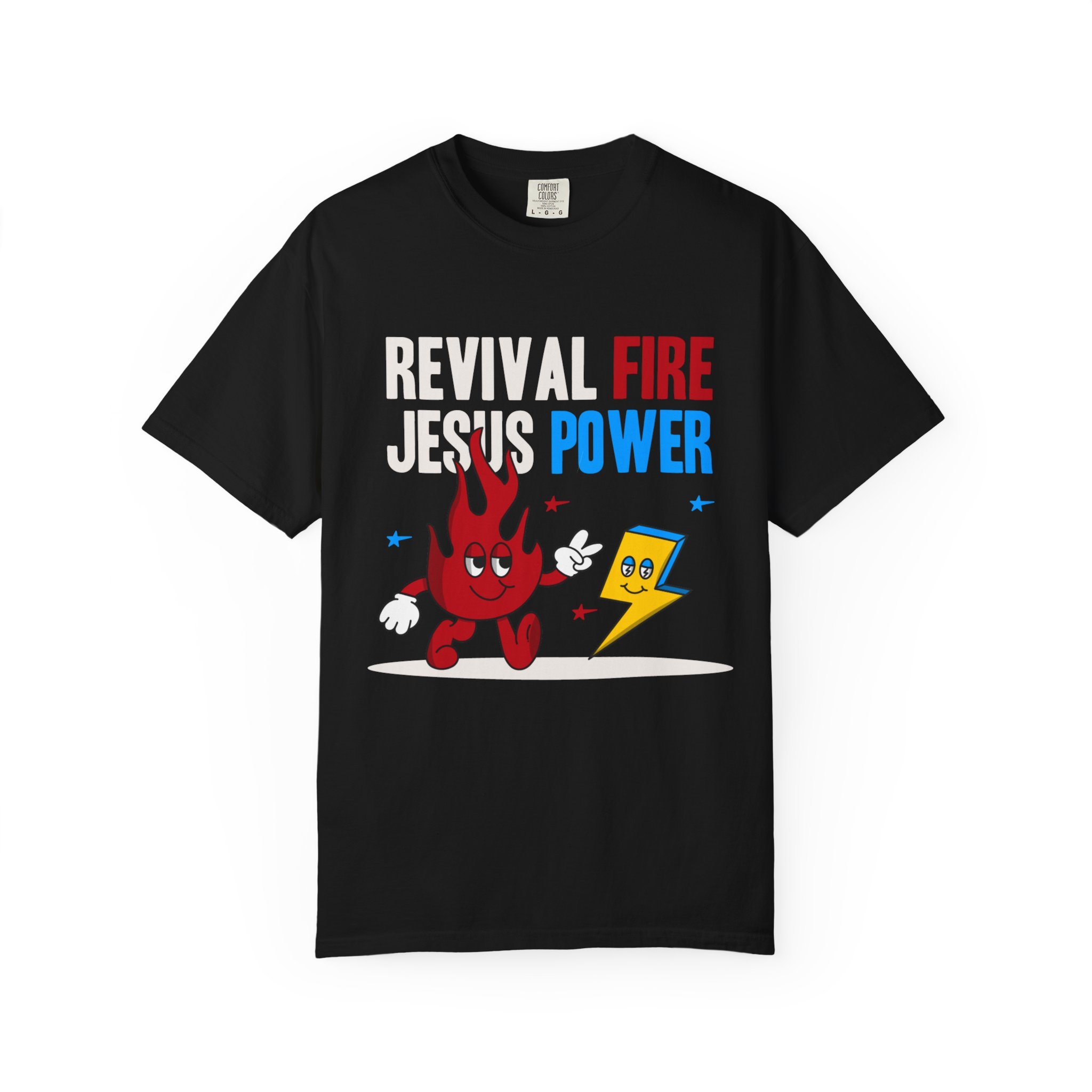 REVIVAL FIRE JESUS POWER T SHIRT
