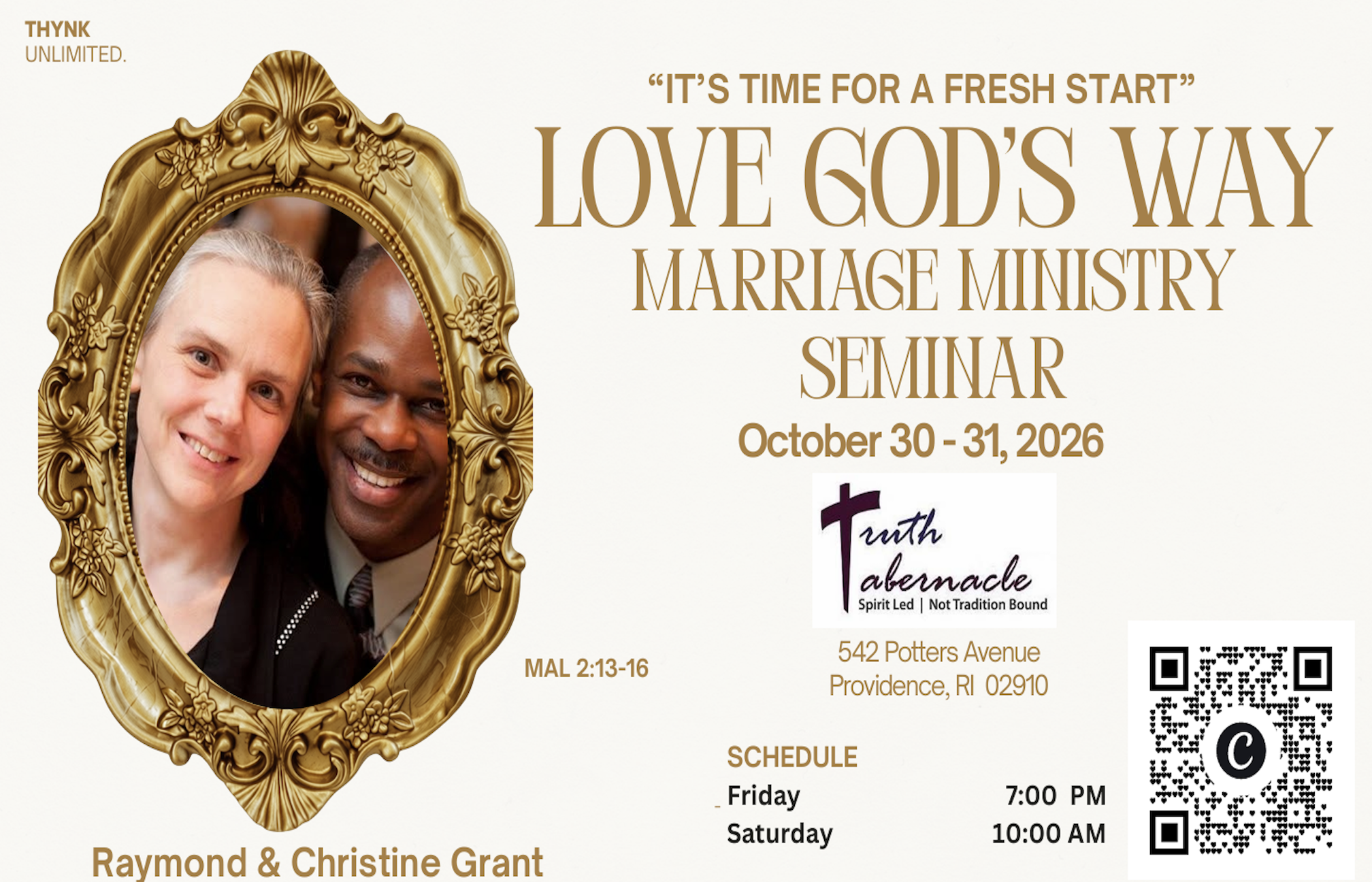 Marriage Ministry Seminar