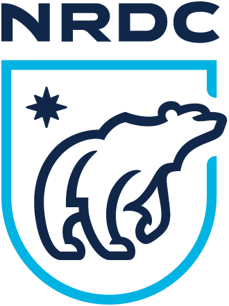 NRDC logo featuring a bear within a shield with a star in the top left corner.