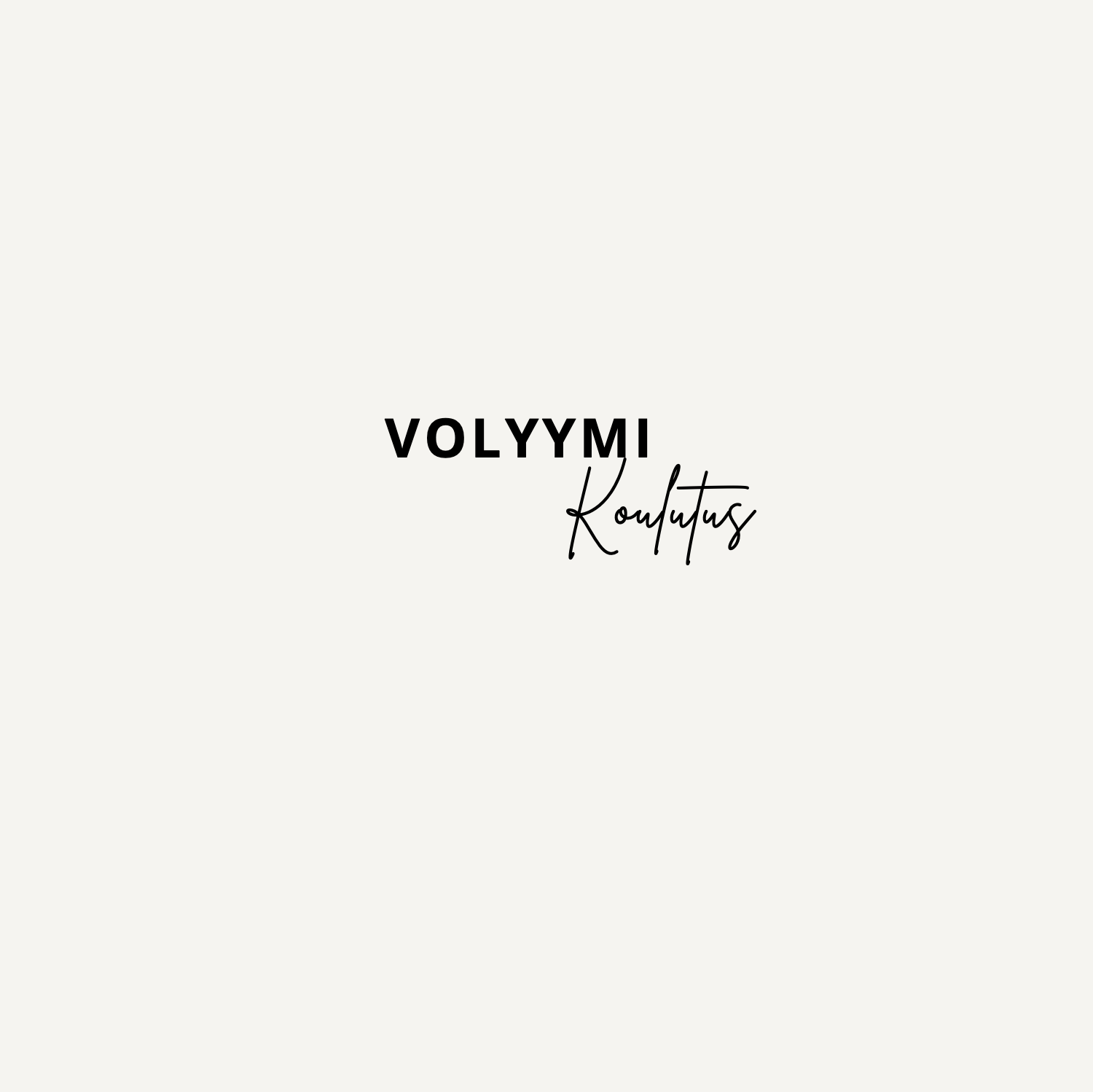 Volyymikoulutus