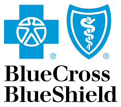 Blue Cross and Blue Shield logos with text