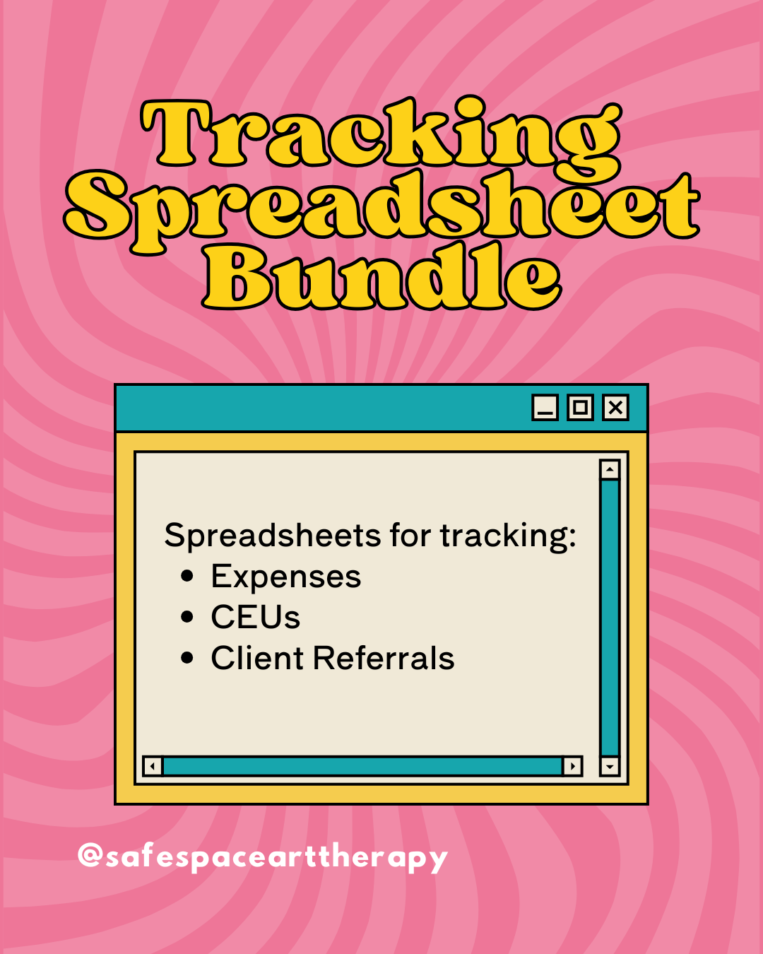 Tracking Spreadsheet Bundle