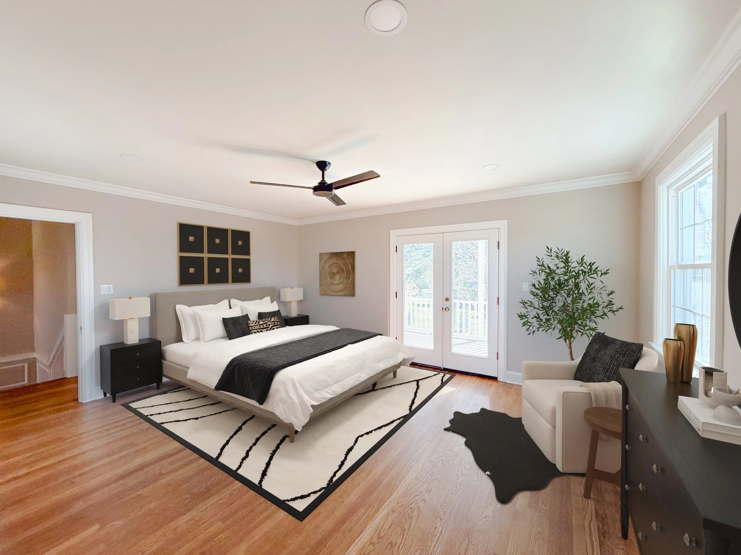 Bedroom 1 with Balcony