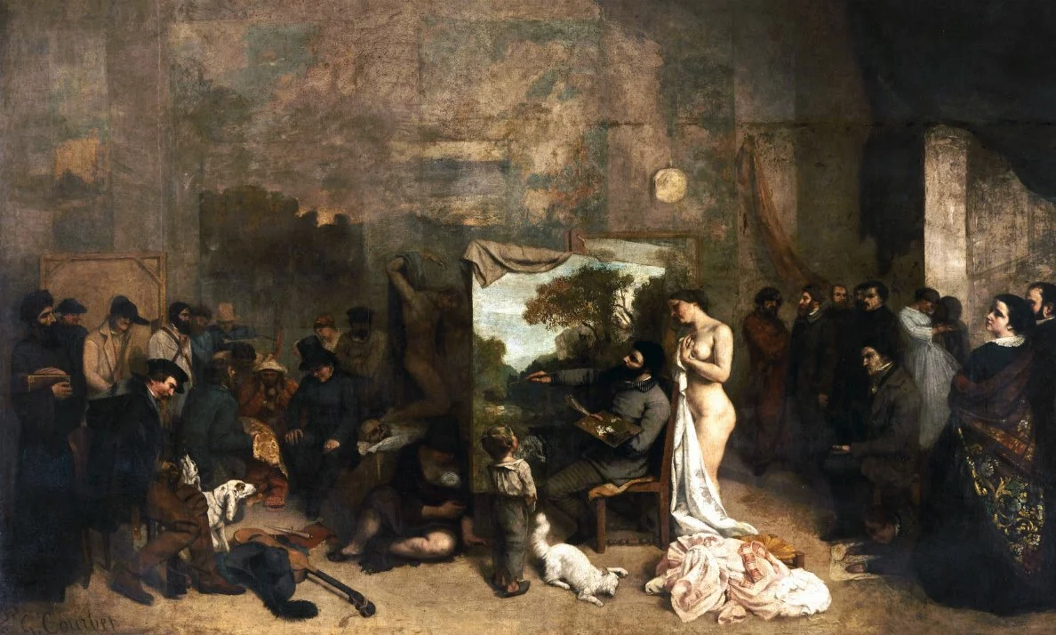 Gustave Courbet, The Painter’s Studio (1855)