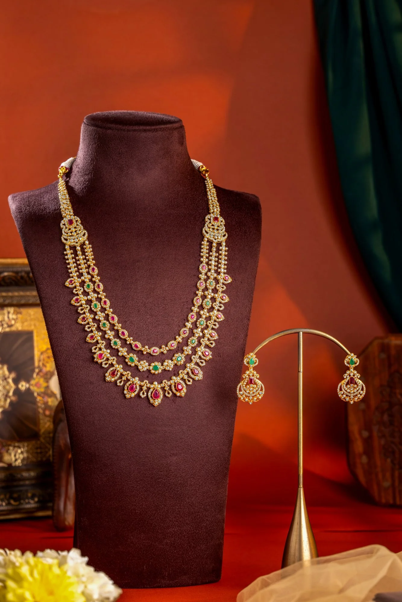 Hyderabadi Muslim Bridal Jewellery: The Khada Dupatta Look