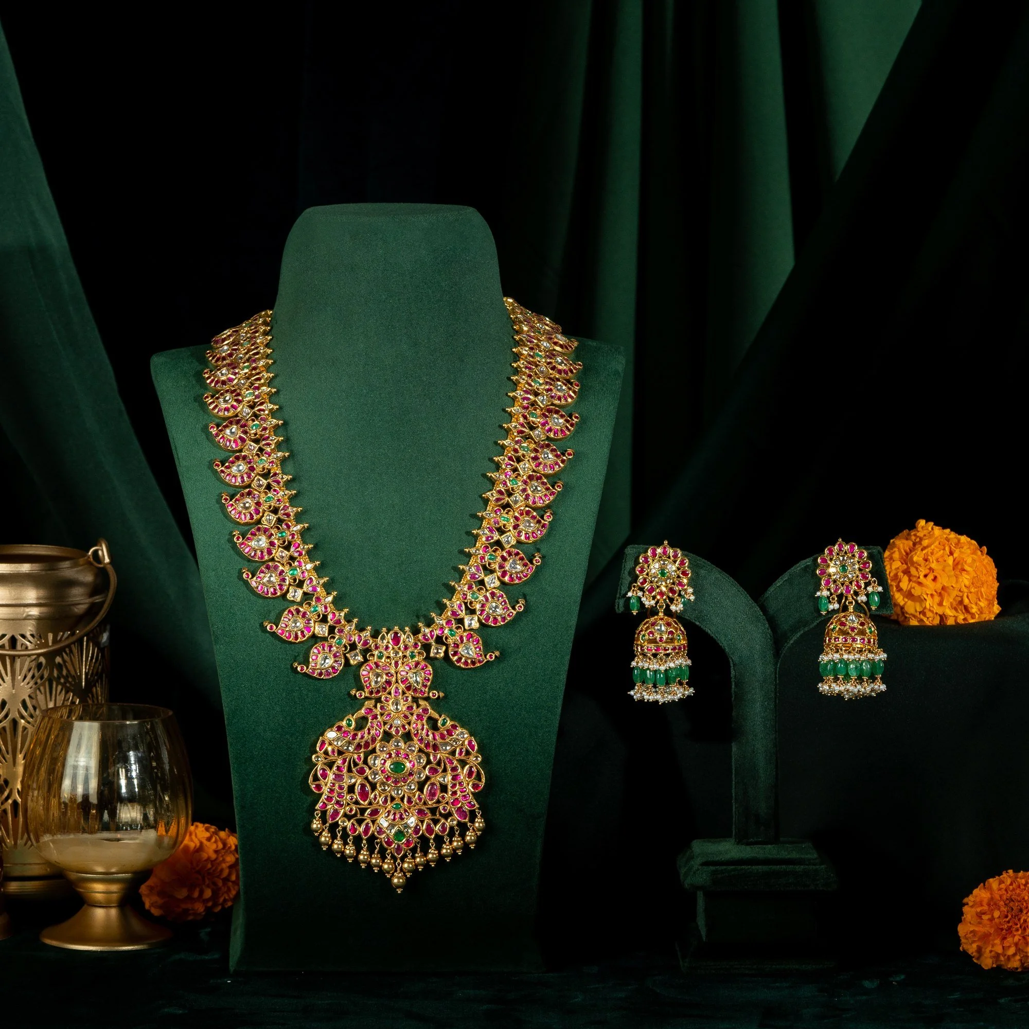 Pairing Jewellery With Sarees: Kanchipuram, Gadwal, Pochampally and Uppada