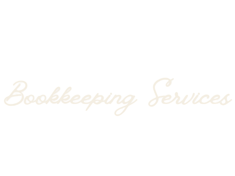 Text reads "Bookkeeping Services" on a black background.