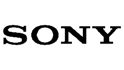 Sony logo in black text on a white background