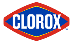 Clorox logo with red and blue diamond shape