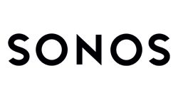 Black Sony logo on a white background.