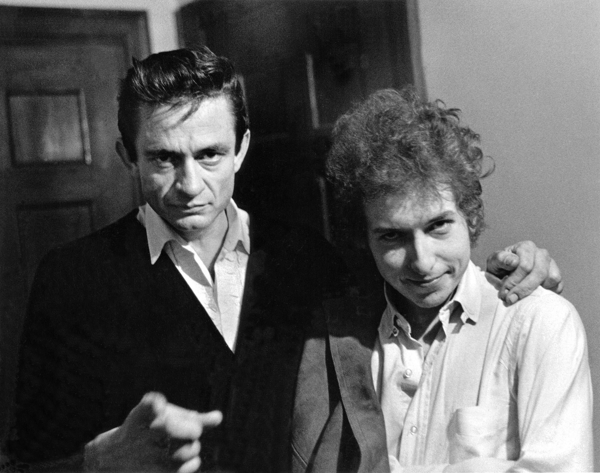 Bob Dylan & Johnny Cash, New Brunswick, NJ, 1965