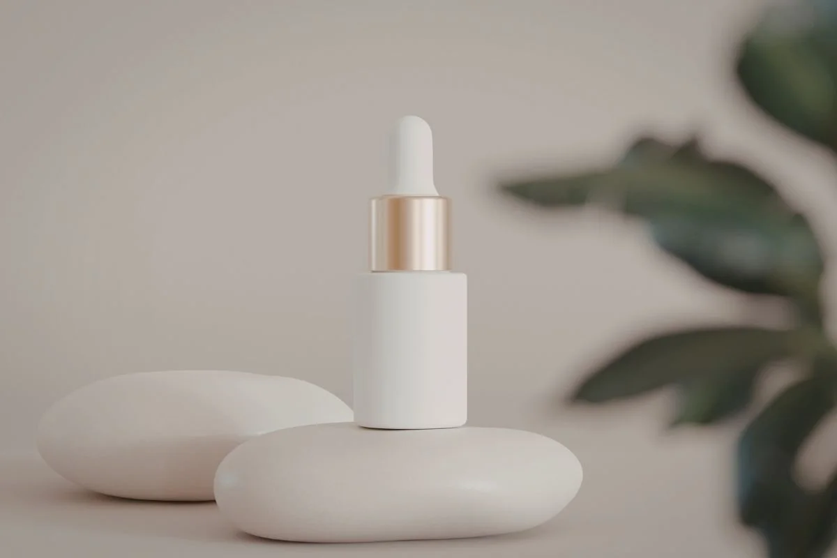 Aesthetic medicine dropper at a med spa in Chapel Hill, NC