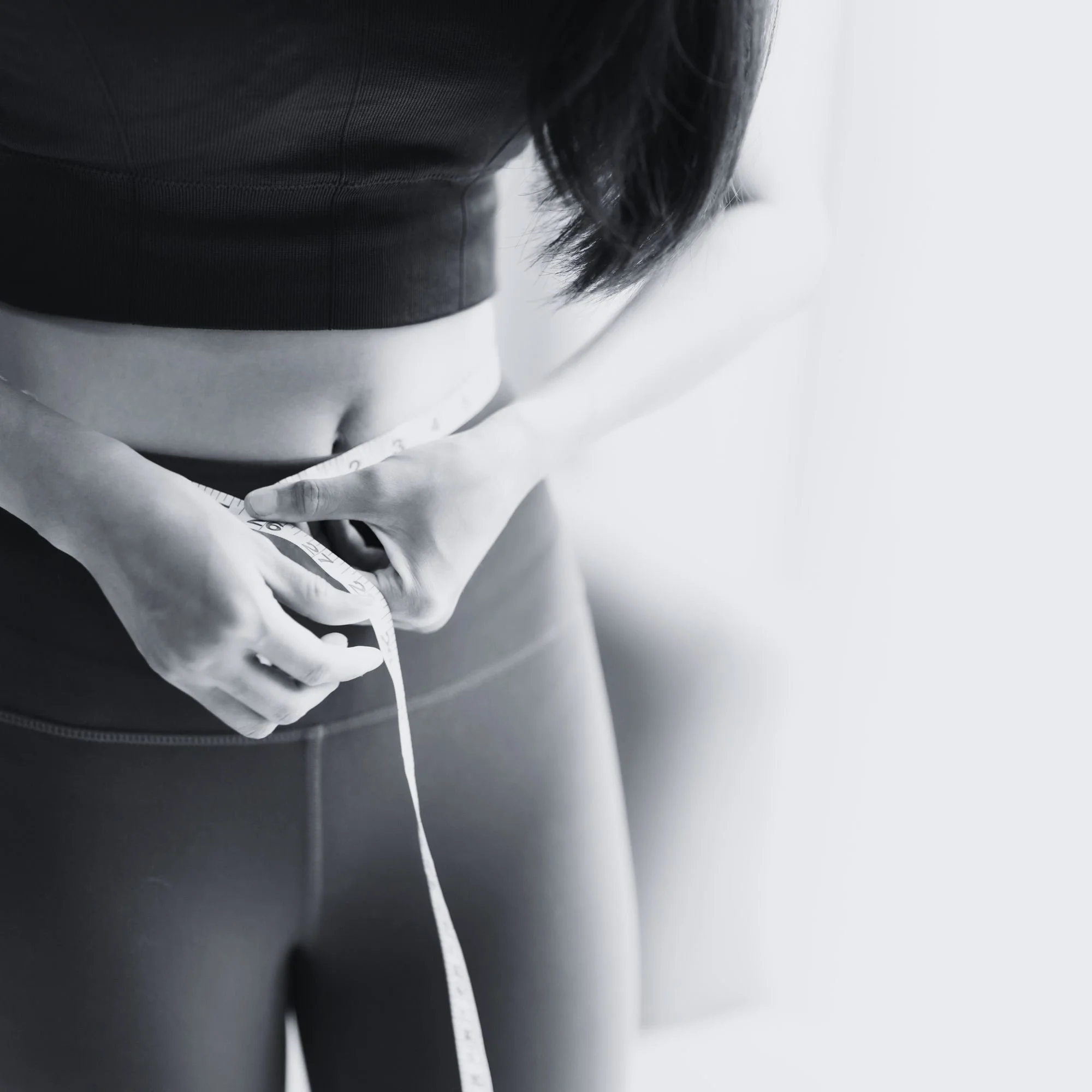 Close-up of midsection representing medical weight loss and body composition treatment