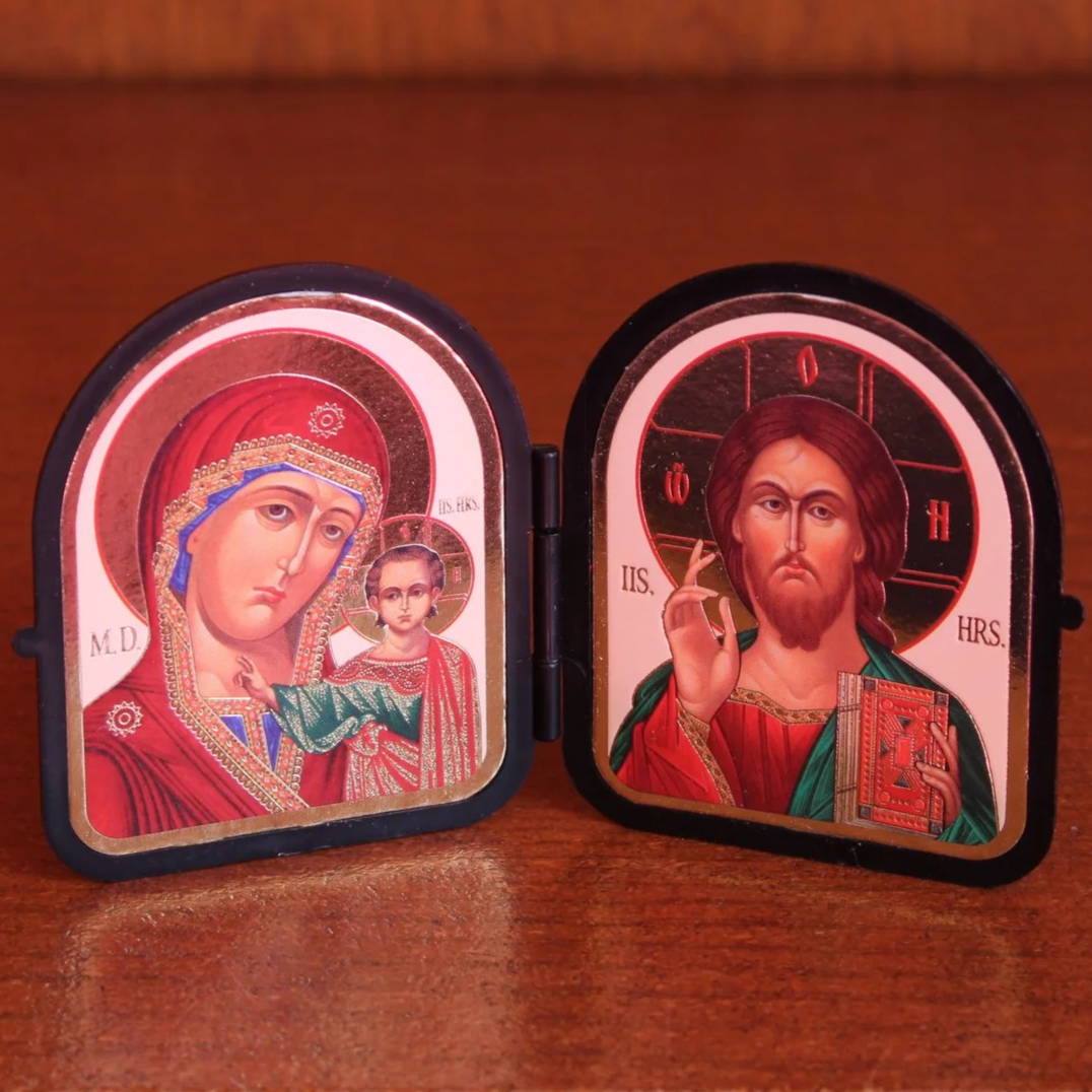 Theotokos and Christ Diptych
