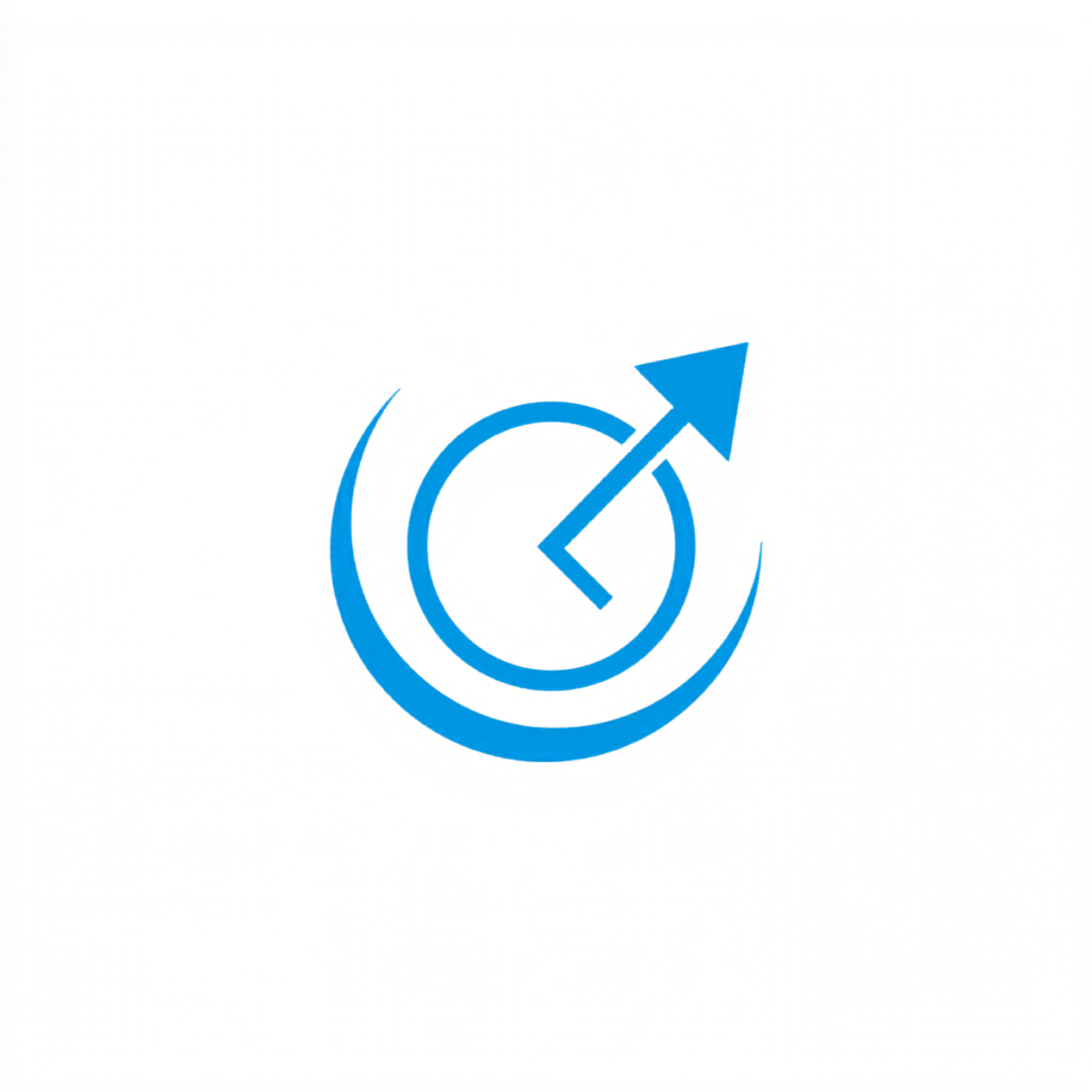 Blue male gender symbol with an arrow pointing upward and to the right.