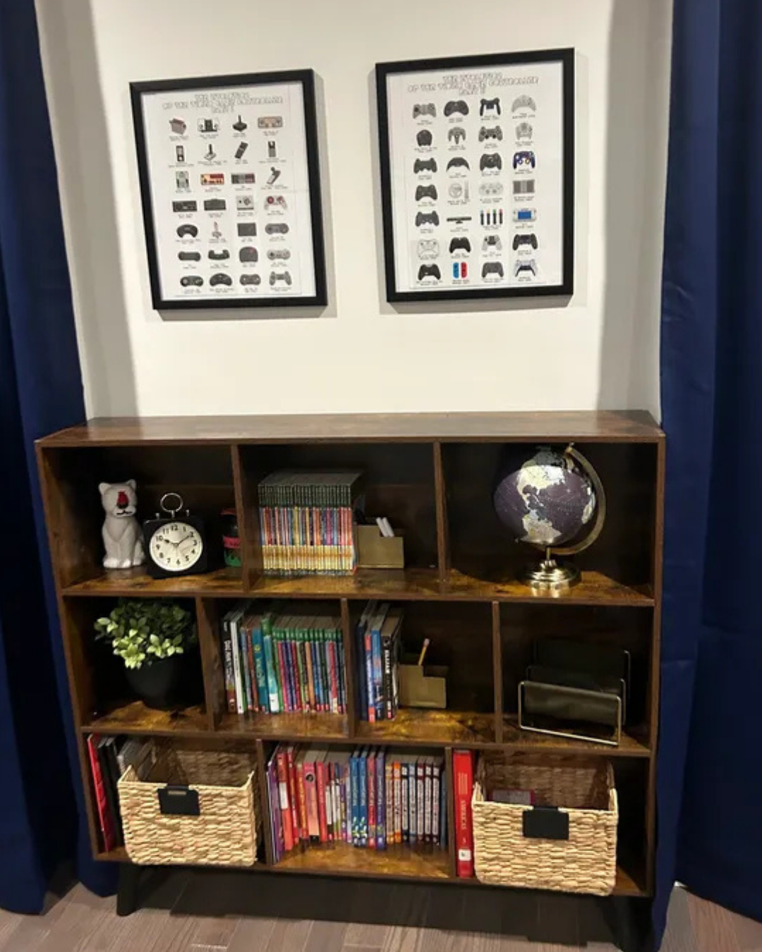 The Arranged Home - Real Spaces Photo - Masculine Room Shelving Organization
