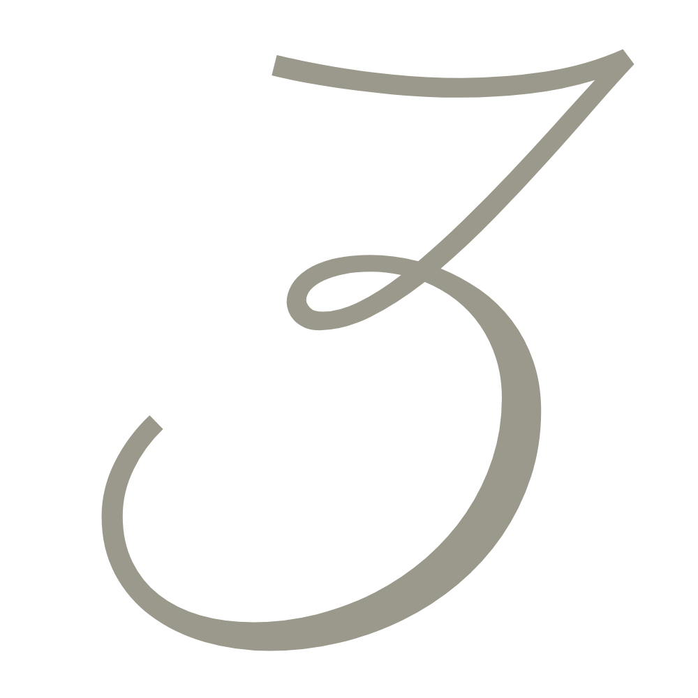 The Arranged Home Brand Icon - Number Three
