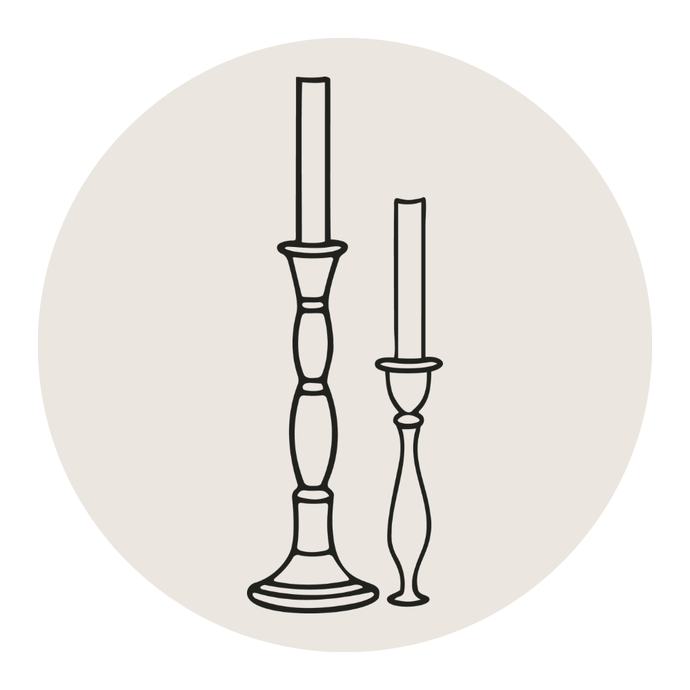 The Arranged Home - Candles in Beige Circle Brand Mark