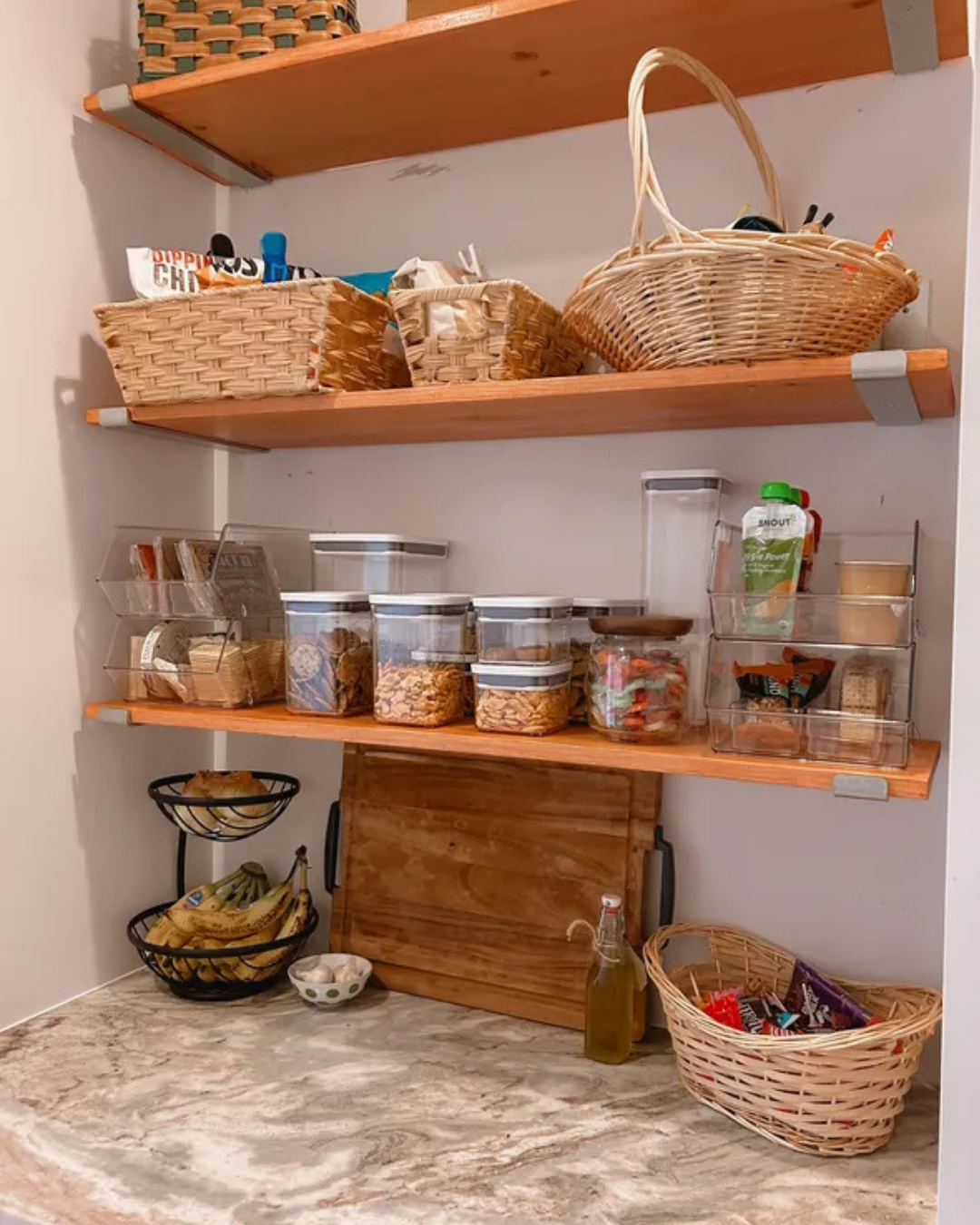 The Arranged Home - Real Spaces Photo - Kitchen Counter and Shelving Organization