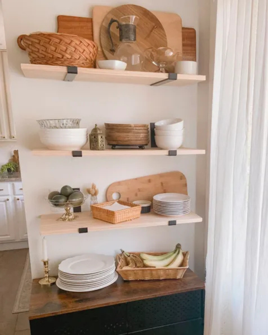 The Arranged Home - Real Spaces Photo - Organized Dining Room Shelving